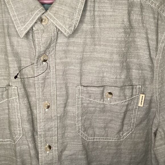 Mens Woolrich short sleeved buttoned front shirt XL - Picture 2 of 5